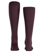 Falke Knee Socks ClimaWool (moisture-regulating, Merino wool) burgundy Men - 1 Pair