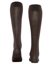 Falke Knee Socks Cotton Touch (sustainable cotton) dark brown Women - 1 Pair
