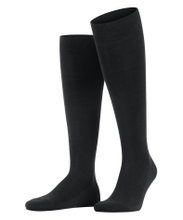 Falke Family Knee-High Socks (highest wearing comfort, sustainable) black Men - 1 Pair