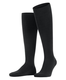 Falke Family Knee-High Socks (highest wearing comfort, sustainable) black Men - 1 Pair