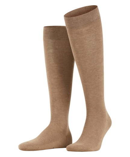 Falke Family Day Socks Knee-High Socks (highest wearing comfort, sustainable) light brown Men - 1 Pair