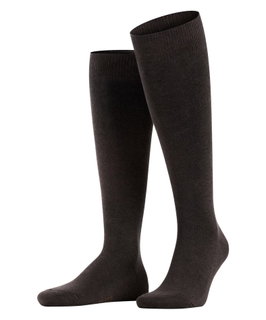 Falke Daily Sock Family Knee-High Socks (highest wearing comfort, sustainable) dark brown Men - 1 Pair