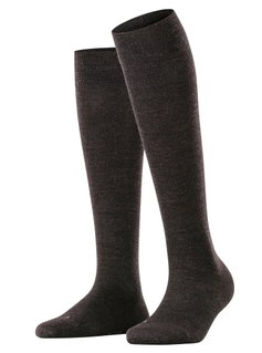 Falke Knee Socks Sensitive Berlin (comfortable wearing experience) anthracite grey Ladies - 1 Pair