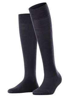 Falke Knee Socks Sensitive Berlin (comfortable wearing experience) navy blue Ladies - 1 Pair
