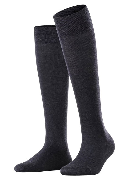 Falke Knee Socks Sensitive Berlin (comfortable wearing experience) navy blue Ladies - 1 Pair