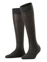 Falke Kniestrümpfe Sensitive London (nachhaltige Baumwolle) anthrazitgrau Damen - 1 Paar