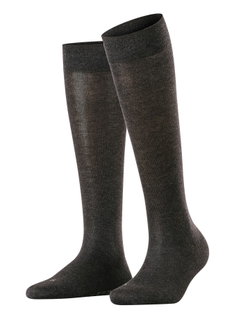 Falke Kniestrümpfe Sensitive London (nachhaltige Baumwolle) anthrazitgrau Damen - 1 Paar