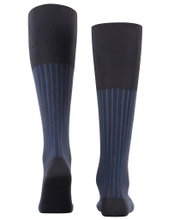 Falke Knee Socks Shadow (Business Socks, Cotton) Navy Men - 1 Pair