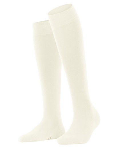 Falke Kniestrümpfe Softmerino (temperaturausgleichende Merinowolle) weiss Damen - 1 Paar