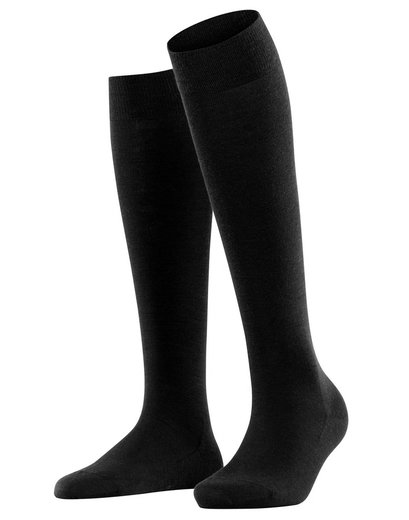 Falke Kniestrümpfe Softmerino (temperaturausgleichende Merinowolle) schwarz Damen - 1 Paar