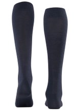 Falke Kniestrümpfe Softmerino (temperaturausgleichende Merinowolle) navyblau Damen - 1 Paar