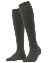 Falke Kniestrümpfe Softmerino (temperaturausgleichende Merinowolle) graubraun Damen - 1 Paar