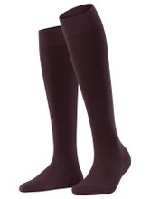 Falke Kniestrümpfe Softmerino (temperaturausgleichende Merinowolle) weinrot Damen - 1 Paar