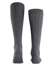Falke Kniestrümpfe Teppich im Schuh (klimaregulierende Merinowolle) dunkelgrau Herren - 1 Paar