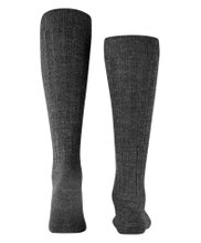 Falke Kniestrümpfe Teppich im Schuh (klimaregulierende Merinowolle) anthrazitgrau Herren - 1 Paar