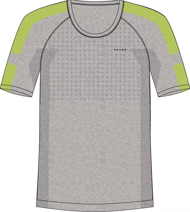 Falke Short Sleeve Trend Wool-Tech (Merino Wool) Underwear Grey Men