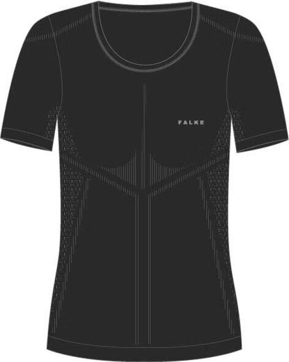 Falke Functional Underwear Short Sleeve Shirt Ultralight Cool (Moisture and Temperature Regulation) Black Women