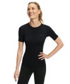 Falke Kurzarmshirt Warm (perfekte Feuchtigkeits-Temperaturregulierung) Unterwäsche schwarz Damen