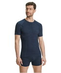 Falke Kurzarmshirt Wool-Tech Light (optimale Passform) Unterwäsche spaceblau Herren