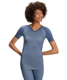 Falke Functional Underwear Short Sleeve Shirt Wool Tech Light (finest Merino wool) blue Women