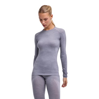 Falke Langarmshirt Wool Tech Light (maximale Bewegungsfreiheit) 2026 Unterwäsche grau Damen