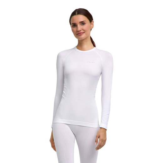 Falke Funktionsunterwäsche Langarmshirt Maximum Warm (Feuchtigkeits- und Temperaturregulierung) weiss Damen