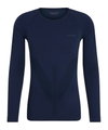 Falke Funktionsunterwäsche Langarmshirt Warm (wärmes Material, perfekte Feuchtigkeits) spaceblau Herren
