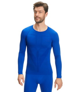Falke Functional Underwear Long Sleeve Shirt Warm (warm material, perfect moisture) blue Men