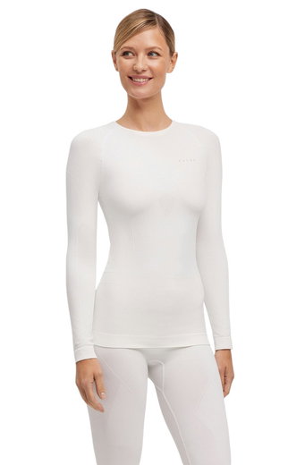 Falke Funktionsunterwäsche Langarmshirt Warm (perfekte Feuchtigkeits-und Temperaturregulierung) weiss Damen