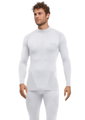 Falke Funktionsunterwäsche Langarmshirt Warm mit kragen (perfekte Feuchtigkeits-und Temperaturregulierung) weiss Herren