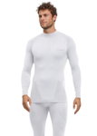 Falke Funktionsunterwäsche Langarmshirt Warm mit kragen (perfekte Feuchtigkeits-und Temperaturregulierung) weiss Herren