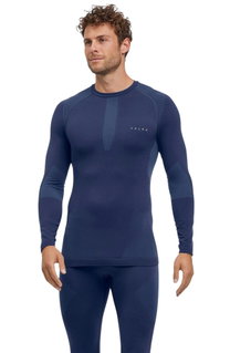 Falke Funktionsunterwäsche Langarmshirt Warm mit kragen (perfekte Feuchtigkeits-und Temperaturregulierung) spaceblau Herren