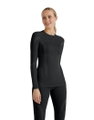 Falke Funktionsunterwäsche Langarmshirt Wool-Tech (hervorragendes Feuchtigkeitsmanagement) schwarz Damen