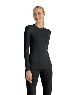 Falke Functional Underwear Long Sleeve Shirt Wool-Tech (excellent moisture management) black Women