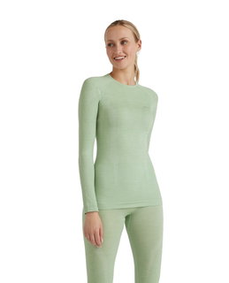 Falke Funktionsunterwäsche Langarmshirt Wool-Tech (hervorragendes Feuchtigkeitsmanagement) hellgrün Damen