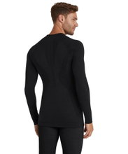 Falke Funktionsunterwäsche Langarmshirt Wool-Tech (hervorragendes Feuchtigkeitsmanagement) schwarz Herren