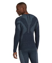 Falke Funktionsunterwäsche Langarmshirt Wool-Tech (hervorragendes Feuchtigkeitsmanagement) spaceblau Herren