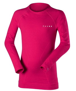 Falke Functional Underwear Long Sleeve Shirt Wool-Tech (maximum freedom of movement) berry pink Children