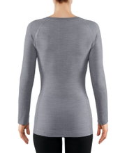 Falke Langarmshirt Wool Tech Light (perfekte Passform für maximale Bewegungsfreiheit) Unterwäsche grau Damen