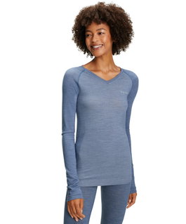 Falke Long Sleeve Wool Tech Light (perfect fit for maximum freedom of movement) Underwear blue Women