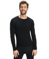 Falke Langarmshirt Wool Tech (Merinowolle) Unterwäsche schwarz Herren