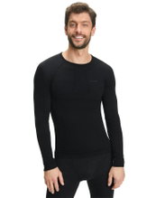 Falke Long Sleeve Wool Tech (Merino Wool) Underwear Black Men