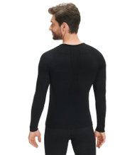 Falke Long Sleeve Wool Tech (Merino Wool) Underwear Black Men