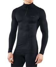 Falke Langarmshirt Maximum Warm Half-Zip (hohe wärmeisolierung) Unterwäsche schwarz Herren