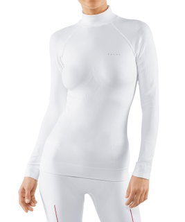 Falke Funktionsunterwäsche Langarmshirt Maximum Warm (Stehkragen, warm und isolierend) uniweiss Damen