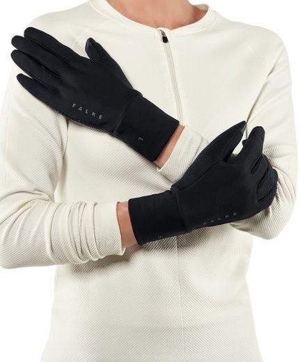 Falke Laufhandschuhe (Touch-Screen kompatibel) - schwarz - 1 Paar
