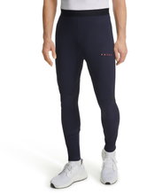 Falke Running Tights (tight-fitting) - lightweight, moisture-regulating - long space blue Men