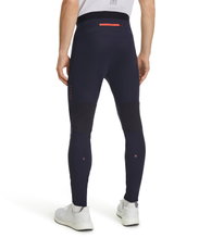 Falke Running Tights (tight-fitting) - lightweight, moisture-regulating - long space blue Men