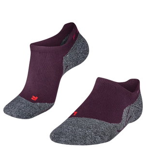 Falke Running Sock RU3 Comfort Invisible (maximum cushioning) dark red Women - 1 Pair