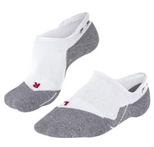 Falke Skarpetki biegowe RU3 Comfort Invisible (maksymalne wyściełanie) biało/szare damskie - 1 para
